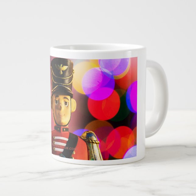 Taza De Café Gigante Navidades soldado de juguete figurine SlipperyJoe  (Derecha)