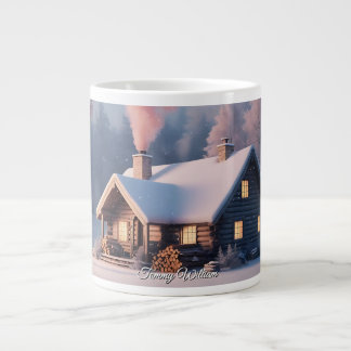 Taza De Café Gigante Navidades tradicionales cutáneos festivos