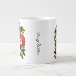 Taza De Café Gigante Navidades tradicionales de la época festiva