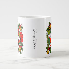 Taza De Café Gigante Navidades tradicionales de la época festiva