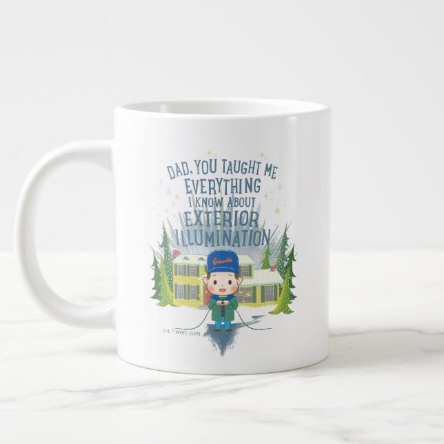 Taza De Café Gigante Navidades Vacaciones Iluminación exterior (Izquierda)