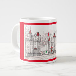 Taza De Café Gigante Navidades victorianos albergan una gran pandilla
