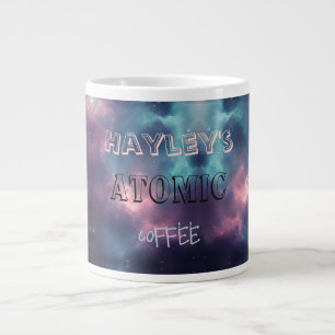 Taza De Café Gigante Nebulosa Cósmica en un Tarro - Arte Digital de Fan
