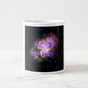 Taza De Café Gigante Nebulosa de cangrejo Supernova Compuesto de hubble