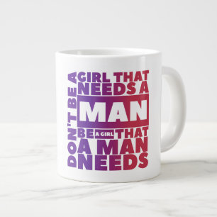 Taza De Café Gigante Necesidad - Gift Jumbo Mug
