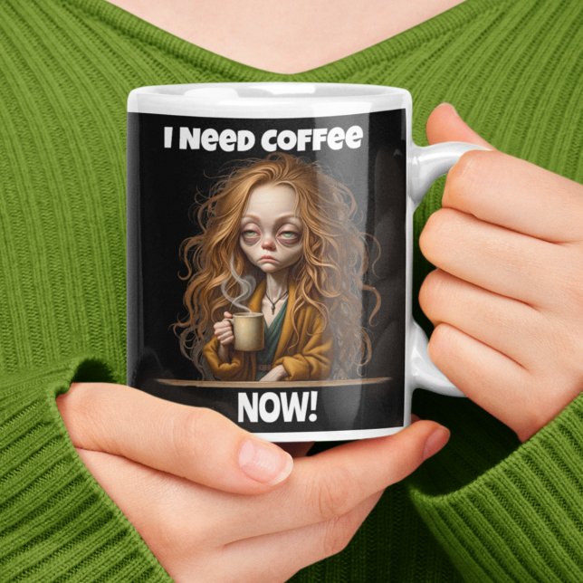 Taza De Café Gigante ¡Necesito Café AHORA! (Subido por el creador)