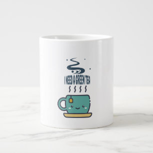 Taza De Café Gigante Necesito un gran té