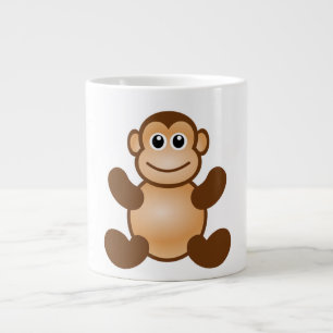 TAZA DE CAFÉ GIGANTE NEGOCIO DE MONKEY