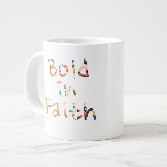 Taza De Café Gigante Negrita en fe (Izquierda)