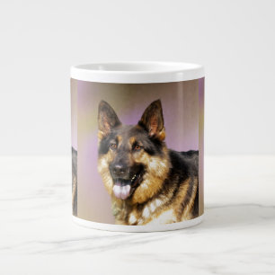 Taza De Café Gigante Negro y moreno GSD