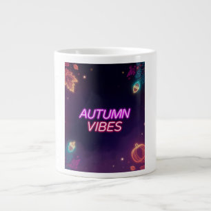 Taza De Café Gigante Neon Autumn Vibes