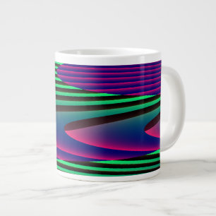 Taza De Café Gigante Neon Seas Mug