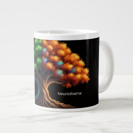 Taza De Café Gigante Neurotípico vs. Neurodiverso