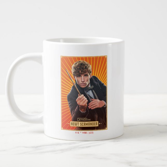 Taza De Café Gigante Newt Scamander Character Graphic (Izquierda)