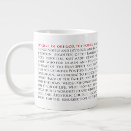 Taza De Café Gigante Nicene Creed Jumbo Mug 20oz