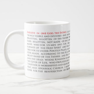 Taza De Café Gigante Nicene Creed Jumbo Mug 20oz