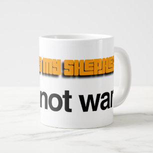 Taza De Café Gigante NiCK DAViD - Salmo 23 Naranja Mug