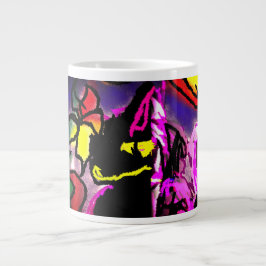 Taza De Café Gigante Niebla para gato negro
