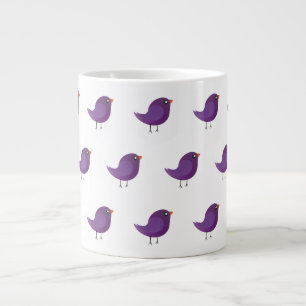 Taza De Café Gigante Niños adorables pájaros