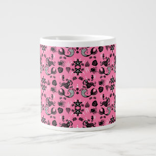 Taza De Café Gigante Niños Sirena Rosa