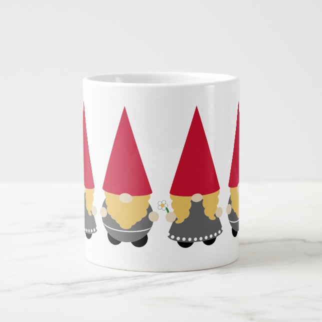 Taza De Café Gigante Nisse escandinavo (Frente)