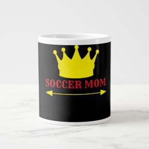 Taza De Café Gigante No 1 mamá de fútbol
