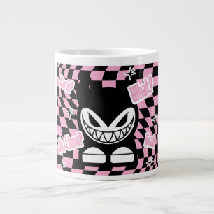 Taza De Café Gigante No es Labubou, es Lachouchou Estética Rosa
