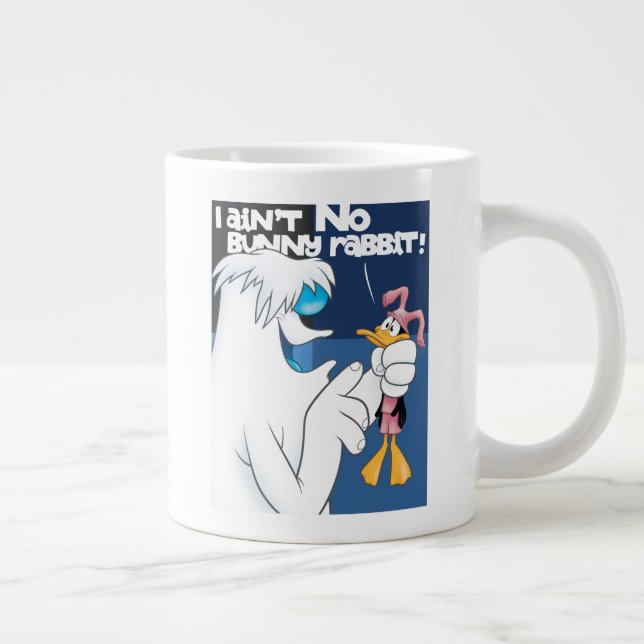 Taza De Café Gigante "No estoy conejo conejo conejo" Hugo & DAFFY DUCK™ (Derecha)