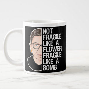 Taza De Café Gigante No frágil como flor frágil como bomba