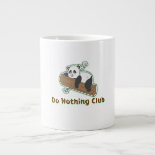 Taza De Café Gigante No hacer nada Club Panda