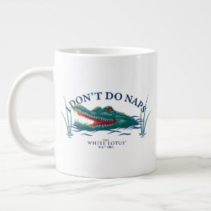 Taza De Café Gigante No hago lagarto - El Lotus blanco