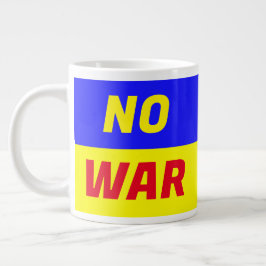 Taza De Café Gigante NO HAY JUmbo Mug DE GUERRA