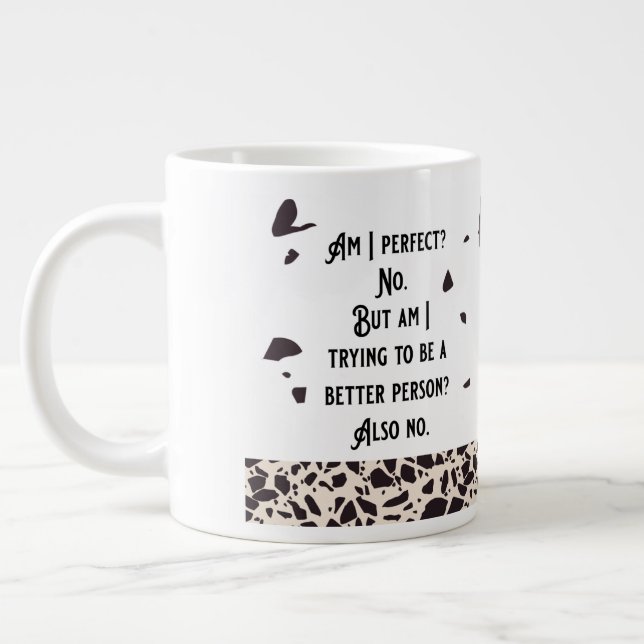 Taza De Café Gigante No- Jumbo Mug (Izquierda)