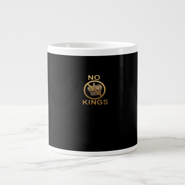 Taza De Café Gigante No Kings Creative Style (Frente)