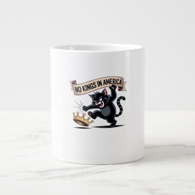 Taza De Café Gigante No Kings In America Classic Creative Style (Frente)