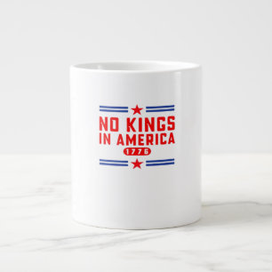 Taza De Café Gigante No Kings In America Classic Minimal Clean
