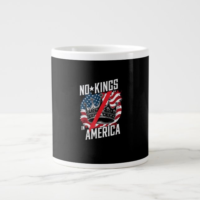 Taza De Café Gigante No Kings In America Court Ruling Protest Save (Frente)