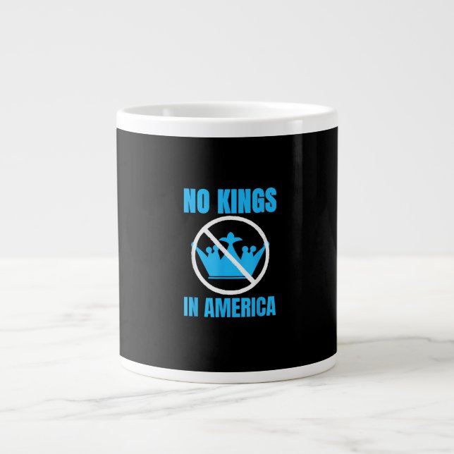 Taza De Café Gigante No Kings In America Court Ruling Saying (Frente)