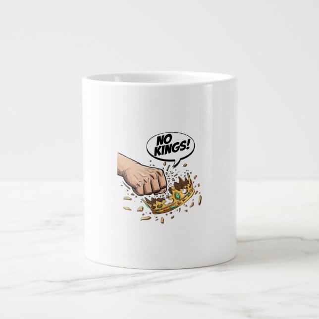 Taza De Café Gigante No Kings In America Creative Design (Frente)