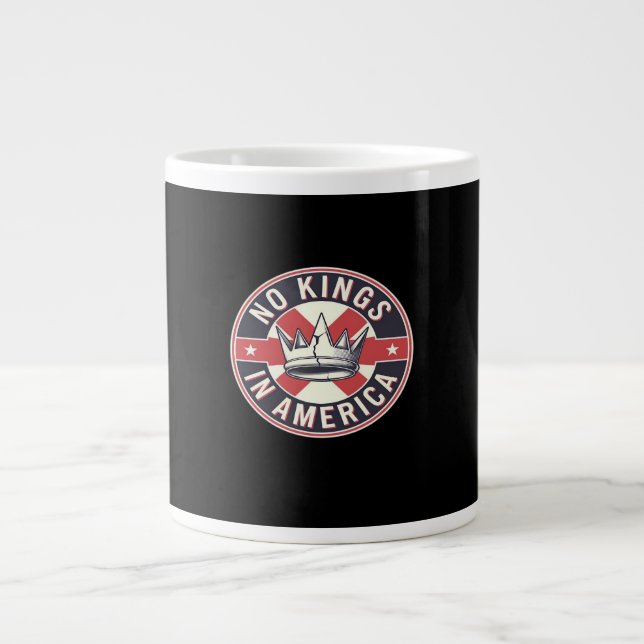 Taza De Café Gigante No Kings In America Creative Style (Frente)