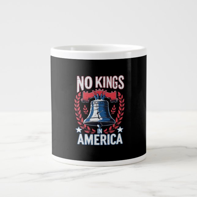 Taza De Café Gigante No Kings In America Design Classic Artistic Graphi (Frente)
