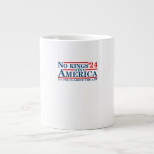 Taza De Café Gigante No Kings In America Retro Clásico