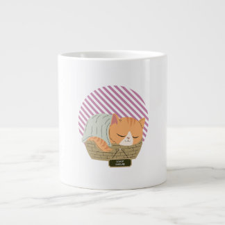 Taza De Café Gigante No molestar al gato