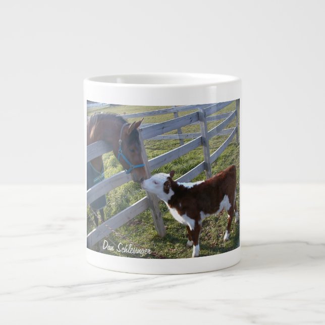 Taza De Café Gigante No podemos ser amigos (Frente)