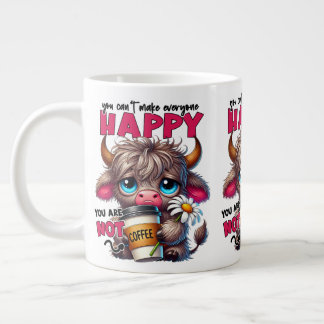 Taza De Café Gigante No Puedes Hacer Feliz a Todos No Eres Café 