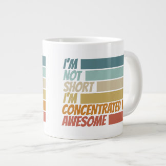 Taza De Café Gigante No soy corta, estoy concentrada en lo increíble