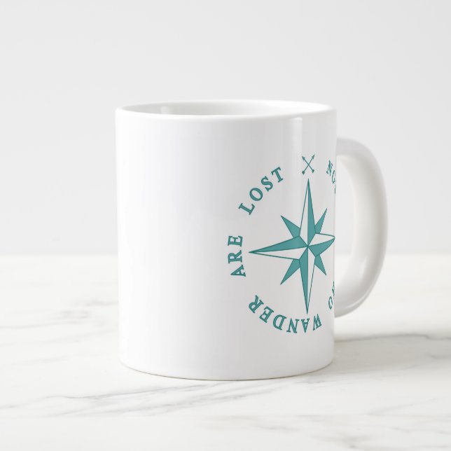 Taza De Café Gigante No todos que Wander se pierde (Derecha)