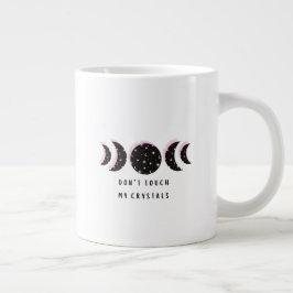 Taza De Café Gigante No toques mi cristales Gran Mug