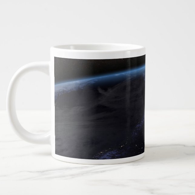 Taza De Café Gigante Noche al norte de Europa (Izquierda)
