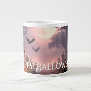 Taza De Café Gigante Noche de Sombras: Un Hechizo de Halloween Despiert